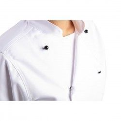 Veste de cuisine mixte Whites Chicago manches courtes blanche L 2