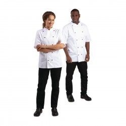 Veste de cuisine mixte Whites Chicago manches courtes blanche XL 2