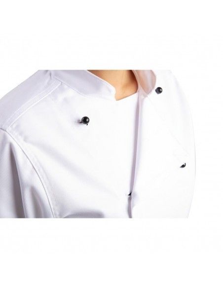 Veste de cuisine mixte Whites Chicago manches courtes blanche XL