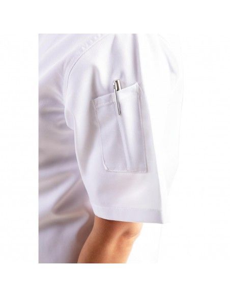 Veste de cuisine mixte Whites Chicago manches courtes blanche XL