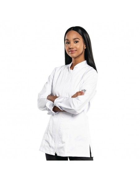 Veste de cuisine femme Chaud Devant Monza blanche XS
