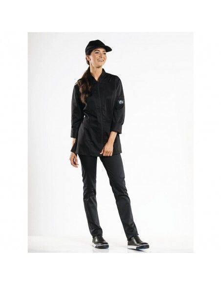 Veste de cuisine femme Chaud Devant Monza noire M