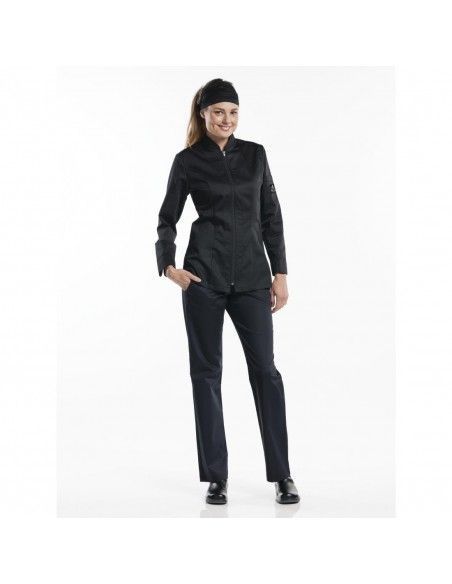 Veste de cuisine femme Chaud Devant Monza noire XL