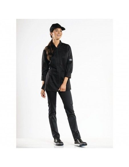 Veste de cuisine femme Chaud Devant Monza noire XL