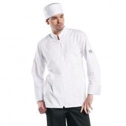 Veste de cuisine mixte Chaud Devant Monza manches longues blanche M
