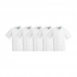 Vestes de cuisine manches courtes Whites Boston blanches S (lot de 5) 2