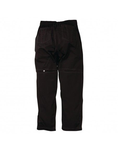 Pantalon de cuisine mixte Baggy Chef Works noir L