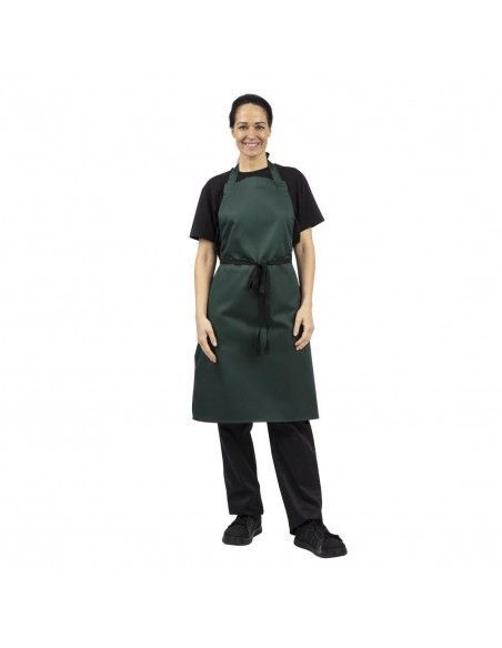 Tablier bavette Whites vert bouteille