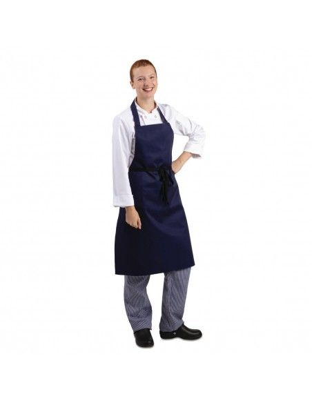 Tablier bavette Whites bleu marine