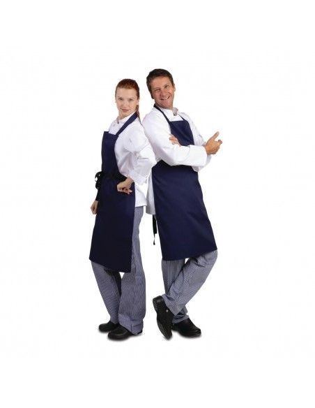 Tablier bavette Whites bleu marine