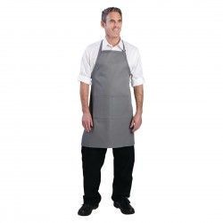Tablier bavette Chef Works gris