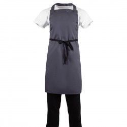 Tablier bavette Whites polyester-coton anthracite