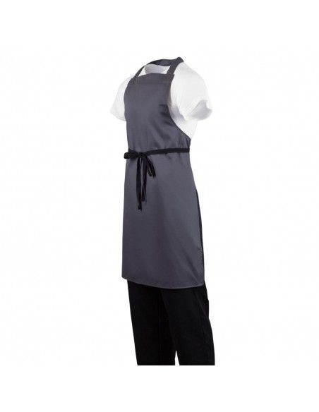 Tablier bavette Whites polyester-coton anthracite
