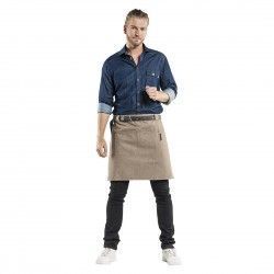 Tablier mixte Chaud Devant Forene Denim marron 70x50 cm
