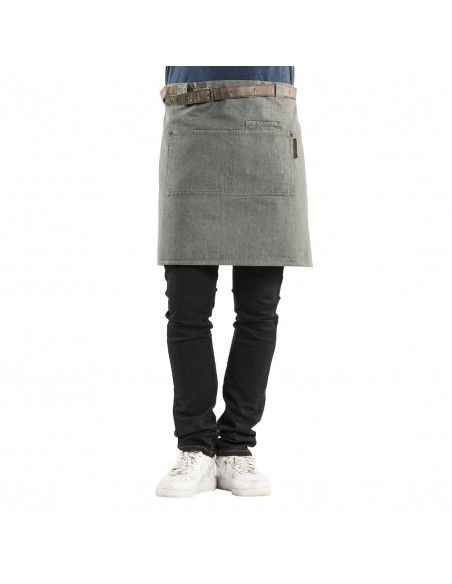 Tablier mixte Chaud Devant Forene Denim gris 70x50 cm