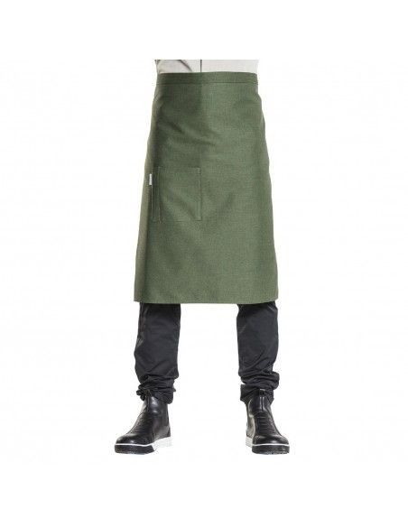 Tablier mixte Chaud Devant Nordic vert 90x65 cm