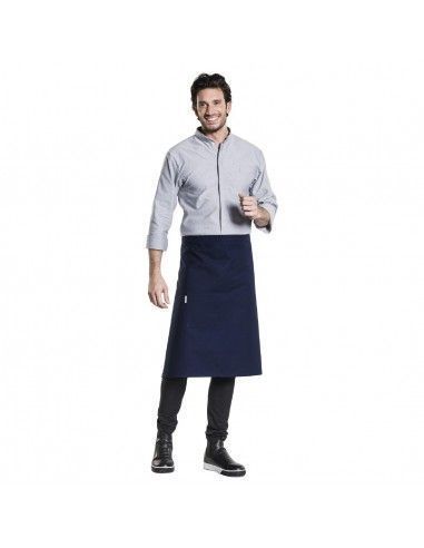Tablier mixte Chaud Devant Nordic bleu 90x65 cm