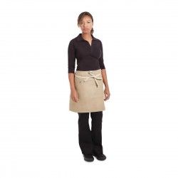Tablier serveur court Chef Works Austin Denim beige 2