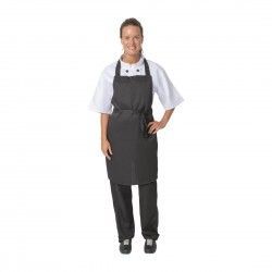 Lot de 2 tabliers bavette en polyester coton noirs Nisbets Essentials 2