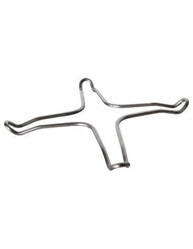 Réduction pour grille feux vifs (acier inox)
