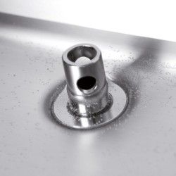Opt.: Décharge (1 pc) cuvette bruleurs (2 feux)
