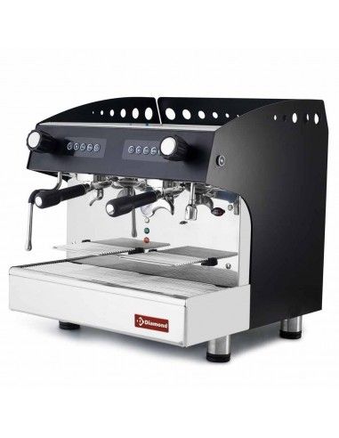 Machine à café expresso 2 groupes, automatique - NOIR