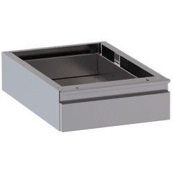 Bloc 1 tiroir (table prof. 600 mm) - Guides téléscopiques