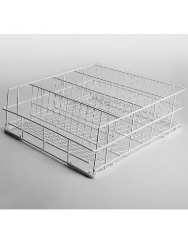 Panier verres Ø 110 mm, 500x500 mm Rilsan