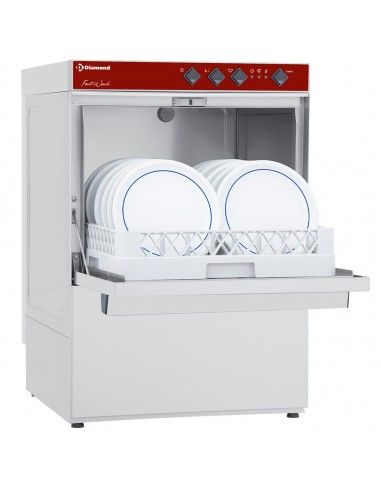 Lave-vaisselle + pompe vidange et doseur détergent liquide.