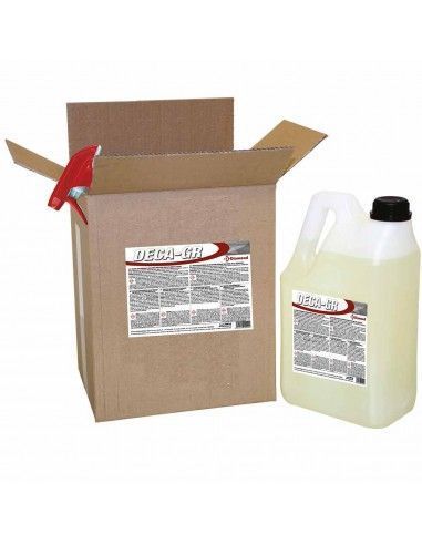 Produit décarboniseur et degraisseur pour fours, grills, plaques de cuisson - 2 BD. x 5 LT/6,25 KG + PULV.    (+ Pulvérisateur)