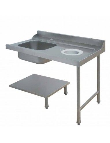 Table de prélavage "droite" (tous modèles)