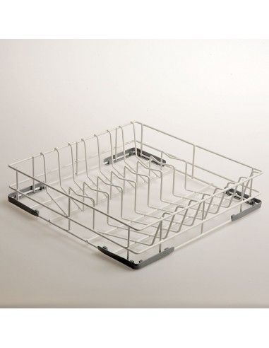 Panier pour 14 assiettes en acier rilsanisé