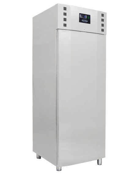Réfrigérateur 850 litres en inox pour pâtisserie, 600x400 mm, -2°/+8°C