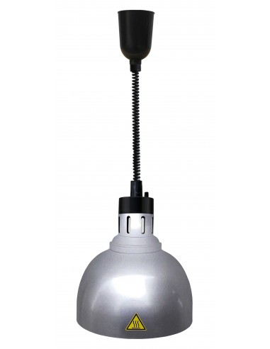 Lampe infrarouge réglable en hauteur 60-80 cm, couleur argent