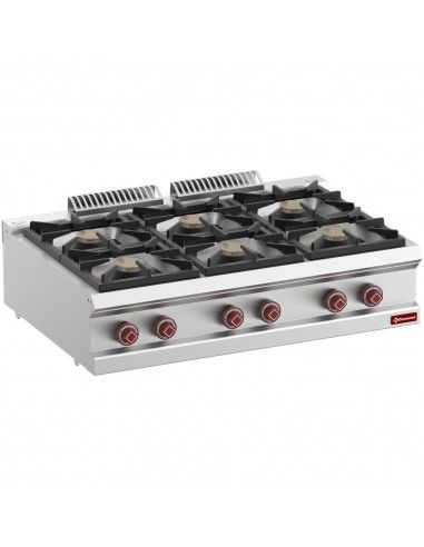 Cuisinière gaz 6 feux vifs -Top-
