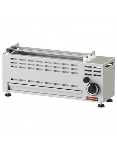 Grill Brochettes gaz - 1 bruleur - 1 x7 KW