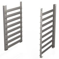 Structures à platines 8 niveaux, piètement 5x EN (GN)