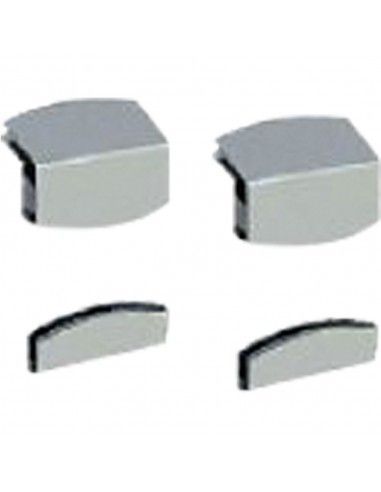 Kit de 2 fixations pour vitre frontale "pare haleine" (4 pcs)