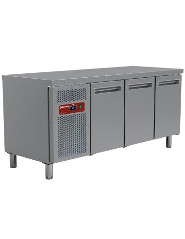 Table frigorifique, ventilée, 3 portes GN 1/1(405 Lit.)