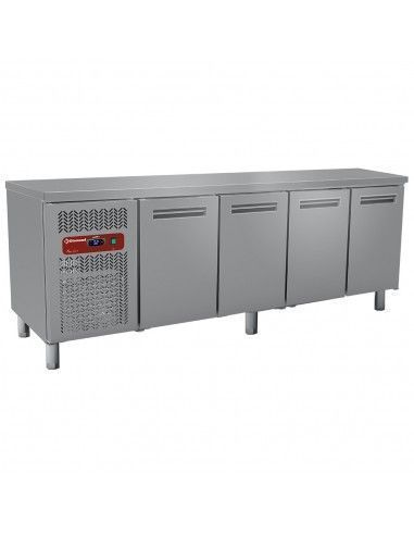 Table frigorifique, ventilée, 4 portes GN 1/1 (550 Lit.)