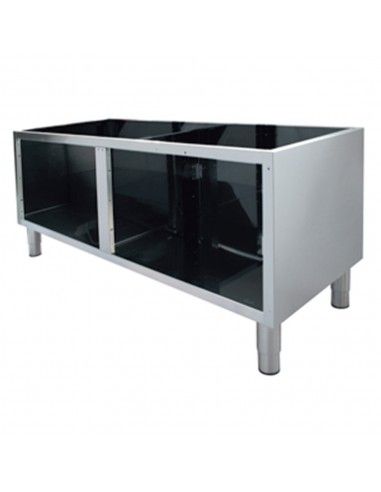 Soubassement ouvert en acier inox AISI 304