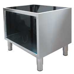 Soubassement ouvert en acier inox AISI 304