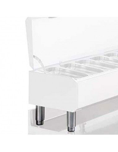 Kit de 4 pieds inox pour structures réfrigérées WR-...