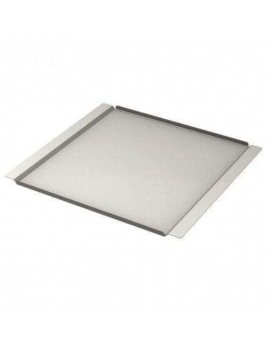 Platine en acier inox 460x340 mm