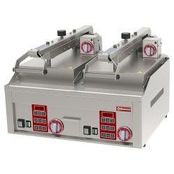 Grill Clam lisse, chromé, 4x 230/1V