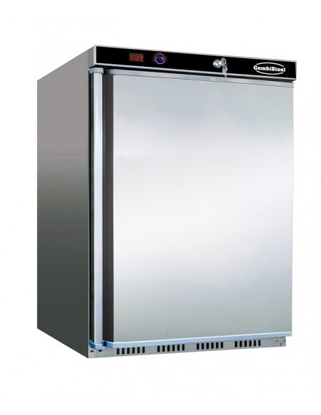 Réfrigérateur 130 litres en inox (extérieur), +0°/+8°C