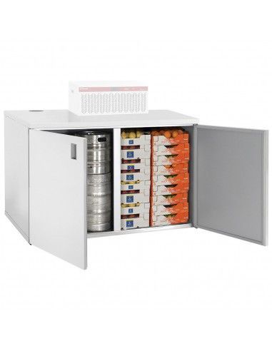 Coffre de "stockage", 1400 litres, 2 portes (sans groupe)
