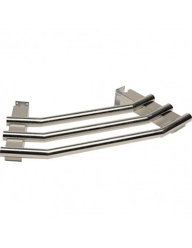 Rampe à plateaux tubulaire d'angle 45° (externe AE45)