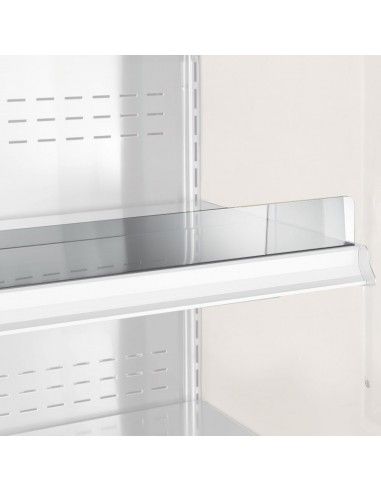 Arrêt produits en plexiglas, étagère DALLAS - MODENA 1000 mm
