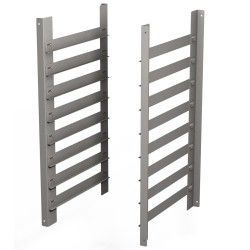 Structures à platines (460x340 mm), 8 niveaux, pour piètement